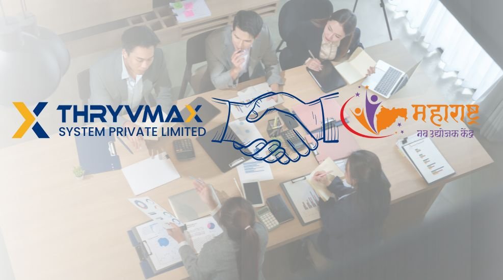 Thryvmax and Maharashtra Navudyojak partnership graphic
